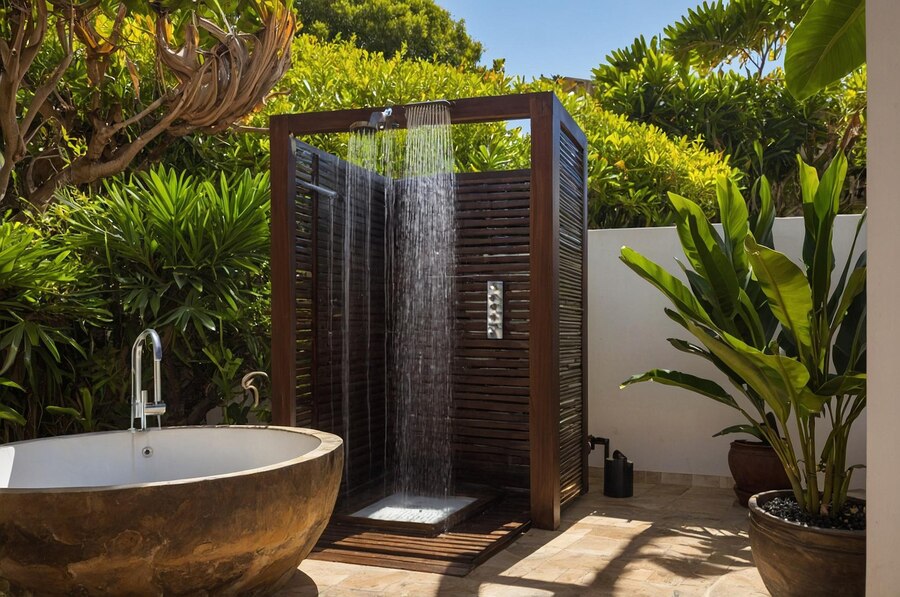 Outdoor Shower Installation